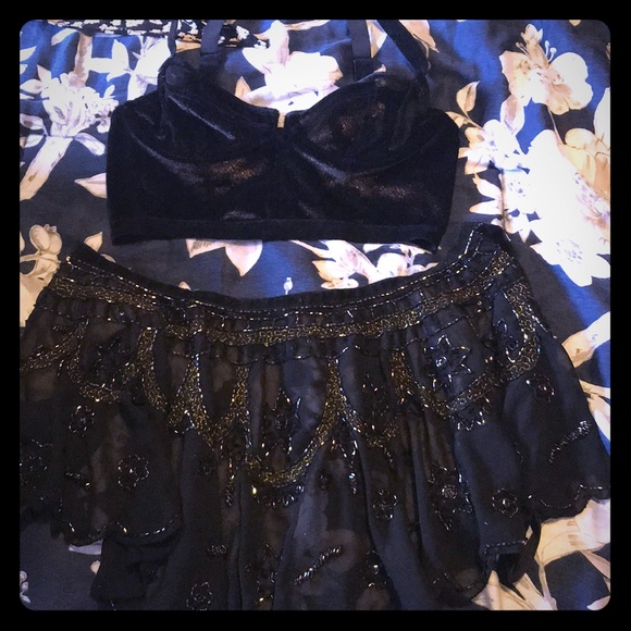 Free People Other - Free people velvet bralette